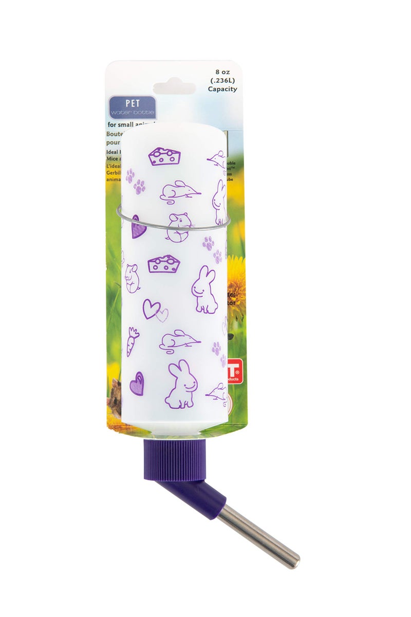 Lixit Weather Resistant Cage Water Bottles for Rabbits, Ferrets, Guinea Pigs Hamsters and Other Small Animals. (8-Ounce) - Image 1